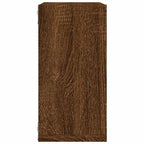 Mensole a Cubo 4 pz Rovere Marrone 30x15x30 cm