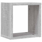 Scaffali da parete 2 pcs Grigio Sonoma 26 x 15 x 26 cm