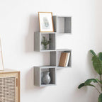 Scaffali da parete 4 pcs Grigio Sonoma 26 x 15 x 26 cm