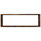 Mensole Parete Cubo 2 Rovere Fumo 80x15x26,5 Legno Multistrato