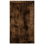 Mensole Muro Cubo 4 Rovere Fumo 80x15x26,5cm Legno Multistrato
