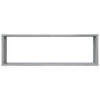 Mensole Cubo Muro 4 Grigio Sonoma 80x15x26,5 Legno Multistrato