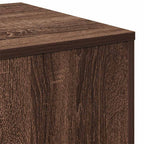 Credenze 3 pz Rovere Marrone in Legno Multistrato