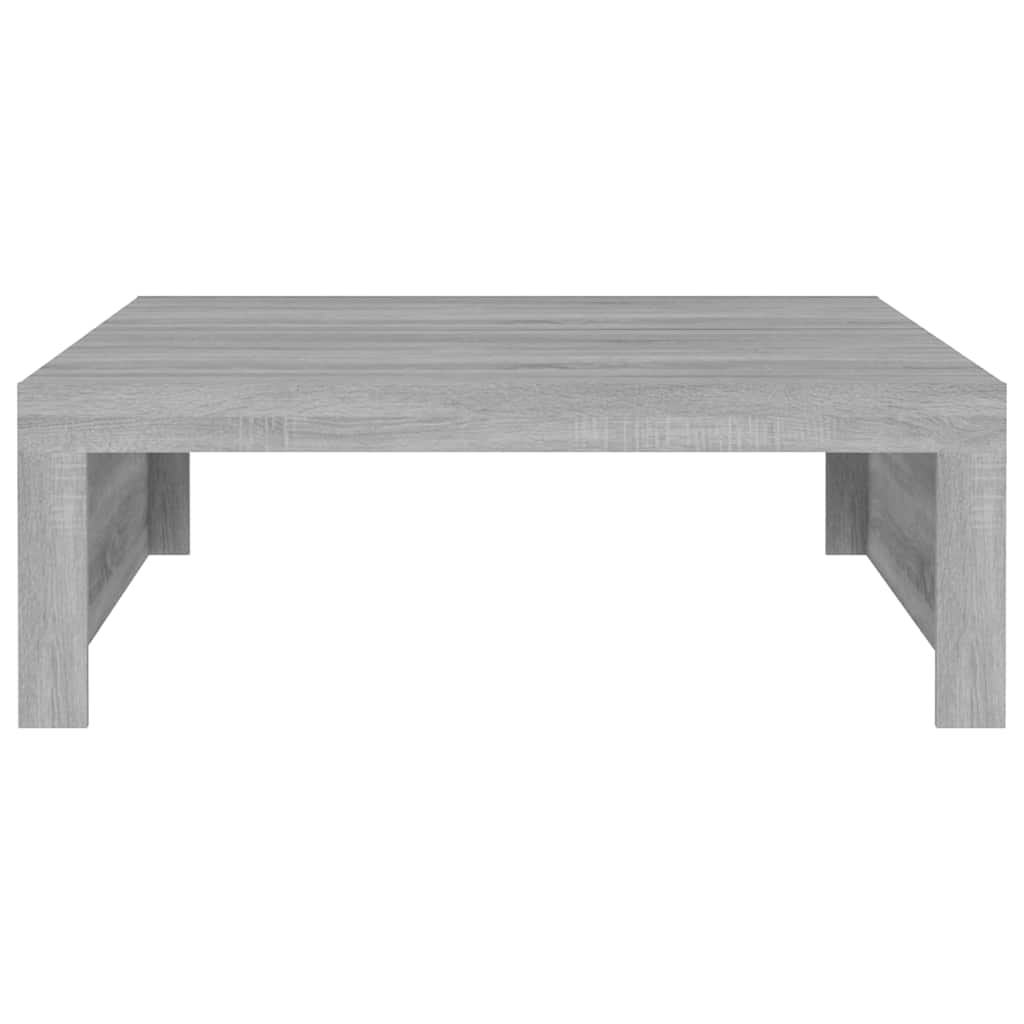 Tavolino Salotto Grigio Sonoma 100x100x35 cm Legno Multistrato
