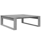 Tavolino Salotto Grigio Sonoma 100x100x35 cm Legno Multistrato