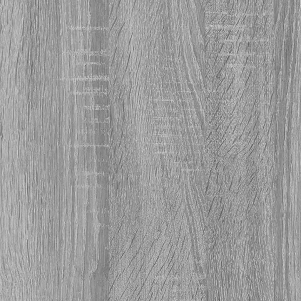 Libreria Grigio Sonoma 86x25,5x140 cm in Legno Multistrato