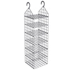 Organizer per Armadio da Appendere con 7 Ripiani 2 pz