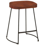 Sgabelli da Bar Gavin 2 pz 45x38x53 cm Legno Massello di Mango