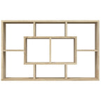 Mensola a Muro Rovere Sonoma 85x16x52,5 cm in Legno Multistrato