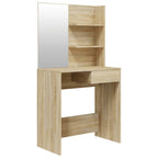 Toeletta con Specchio Rovere Sonoma 74,5x40x141 cm