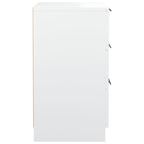 Comodino Bianco 40x36x65 cm