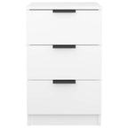 Comodini 2 pz Bianchi 40x36x65 cm
