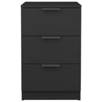 Comodini 2 pz Neri 40x36x65 cm