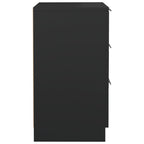Comodini 2 pz Neri 40x36x65 cm