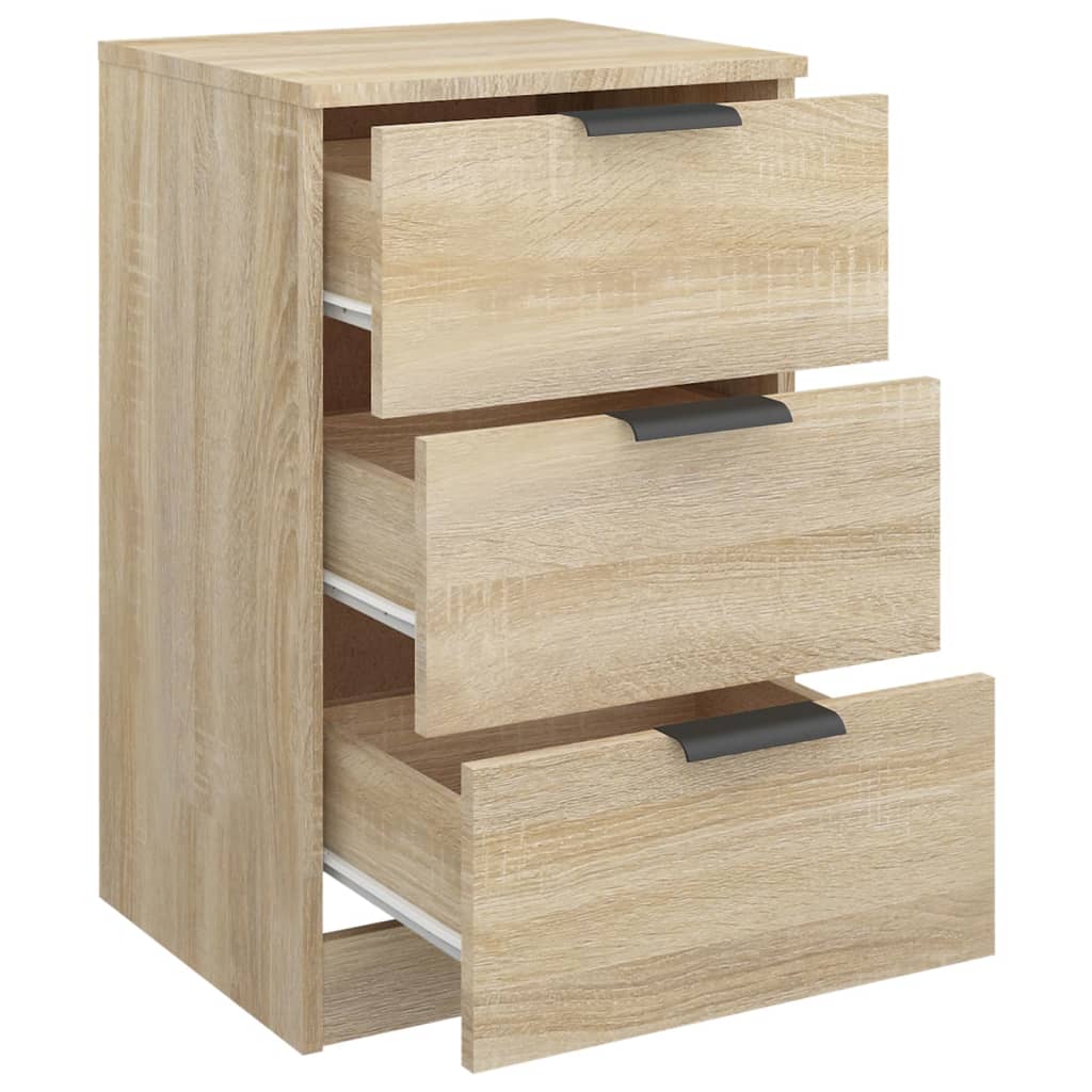 Comodini 2 pz Rovere Sonoma 40x36x65 cm