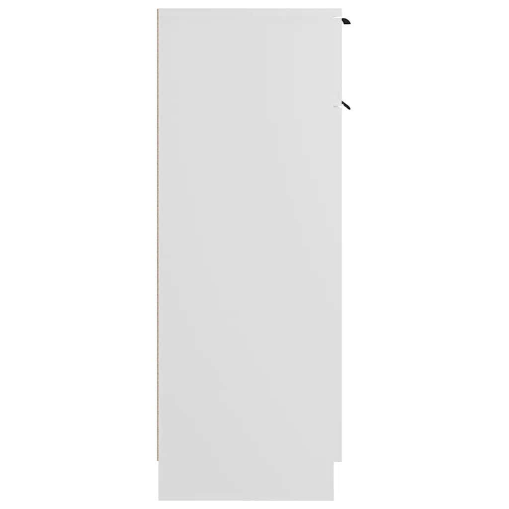 Armadio da Bagno Bianco 32x33,5x90 cm in Legno Multistrato