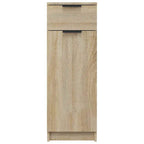 Armadio da Bagno Rovere Sonoma 32x33,5x90 cm in Legno Multistrato