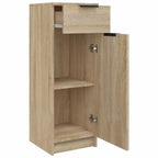 Armadio da Bagno Rovere Sonoma 32x33,5x90 cm in Legno Multistrato