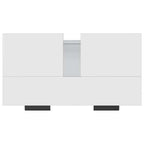Armadietto da Bagno Bianco 64,5x33,5x59 cm in Legno Multistrato