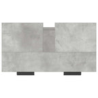 Mobile Bagno Grigio Cemento 64,5x33,5x59cm in Legno Multistrato