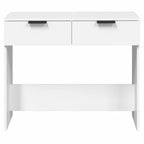 Tavolino da Salotto Bianco 90x36x75 cm in Legno Multistrato