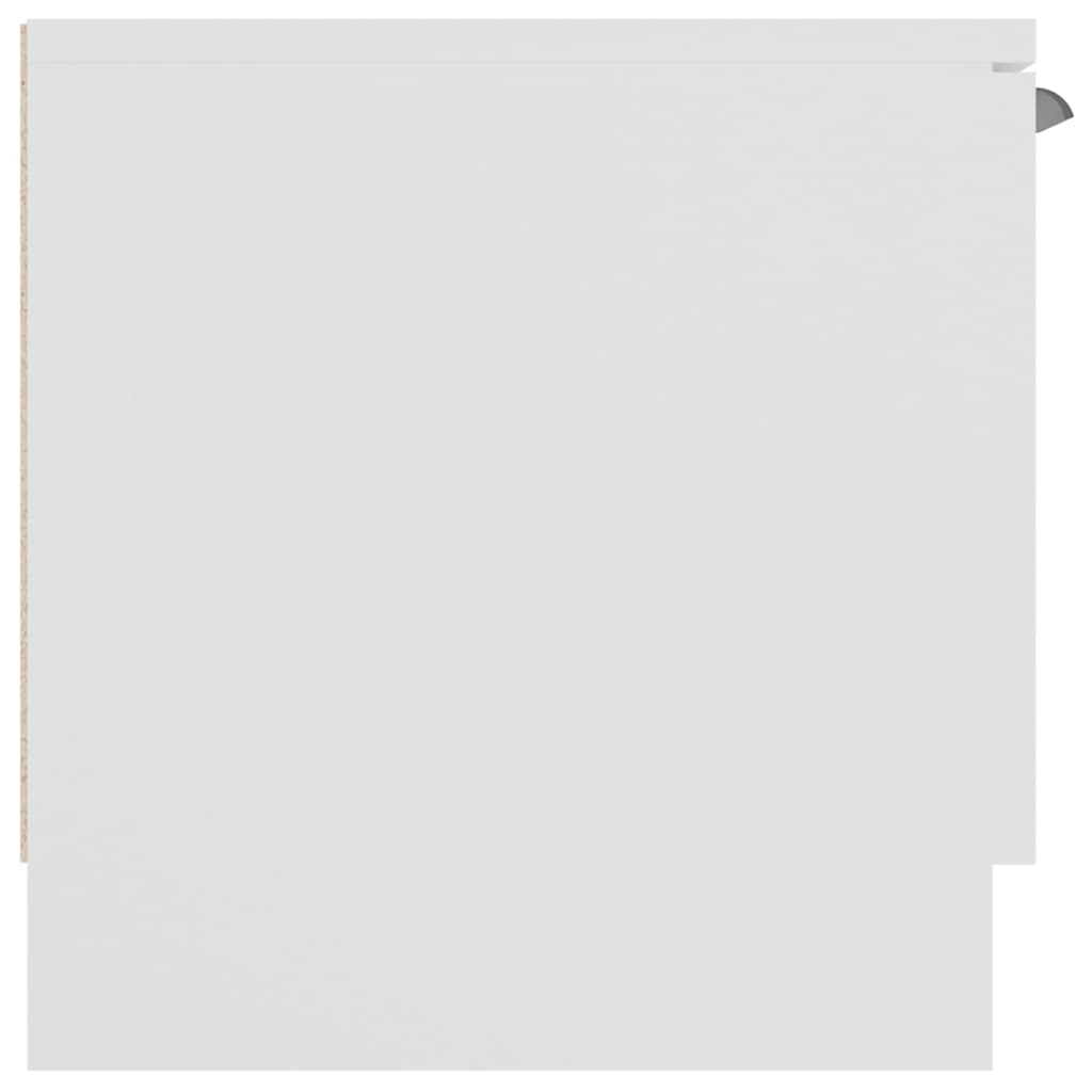 Mobile Porta TV Bianco 102x35x36,5 cm in Legno Multistrato
