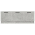Mobile Porta TV Grigio Cemento 102x35x36,5 cm Legno Multistrato