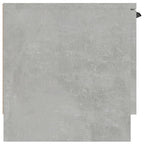 Mobile Porta TV Grigio Cemento 102x35x36,5 cm Legno Multistrato