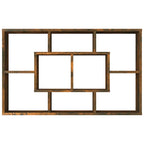 Mensola a Muro Rovere Fumo 85x16x52,5 cm in Legno Multistrato