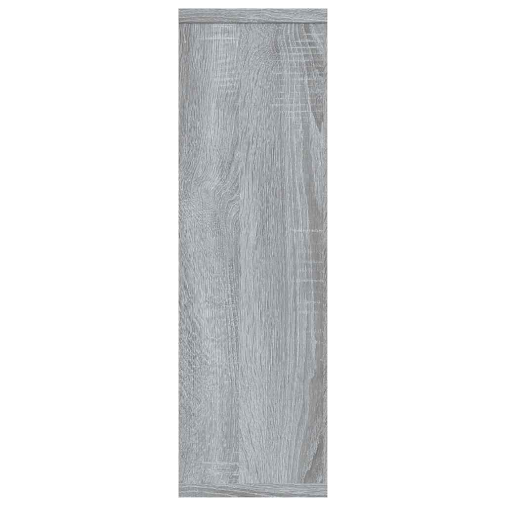 Mensola a Muro Grigio Sonoma 85x16x52,5 cm in Legno Multistrato