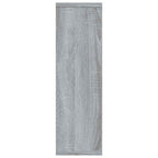 Mensola a Muro Grigio Sonoma 85x16x52,5 cm in Legno Multistrato