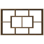 Mensola a Muro Rovere Marrone 85x16x52,5cm in Legno Multistrato