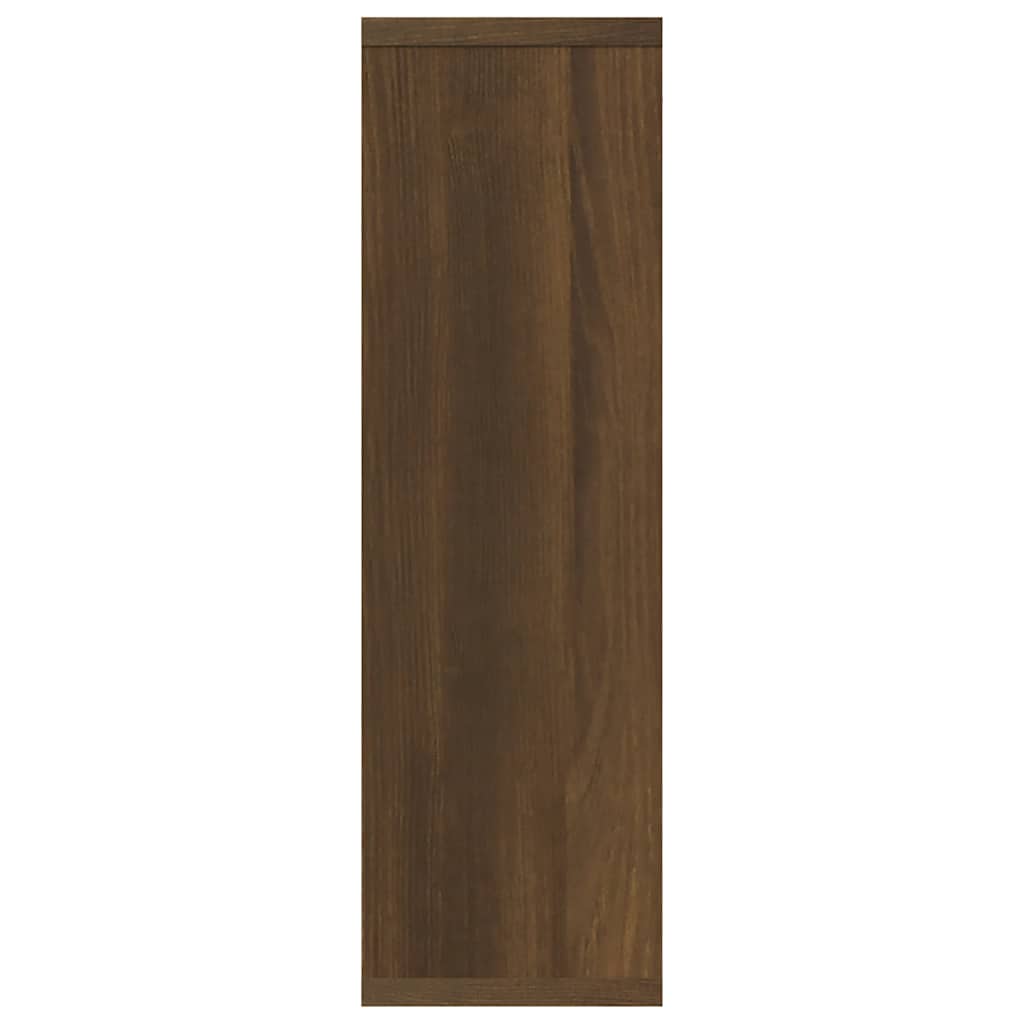 Mensola a Muro Rovere Marrone 85x16x52,5cm in Legno Multistrato