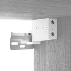 Mobili TV 2pz Grigio Sonoma 80x30x30cm Legno Multistrato