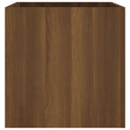 Fioriera Rovere Marrone 40x40x40 cm in Legno Multistrato