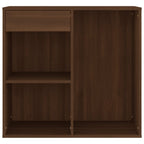 Armadietto per Cosmetici Rovere Marrone 80x40x75 cm in Legno