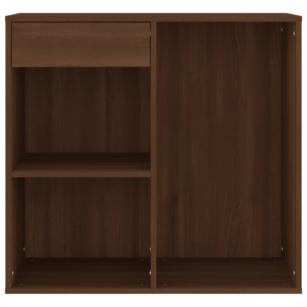Armadietto per Cosmetici Rovere Marrone 80x40x75 cm in Legno