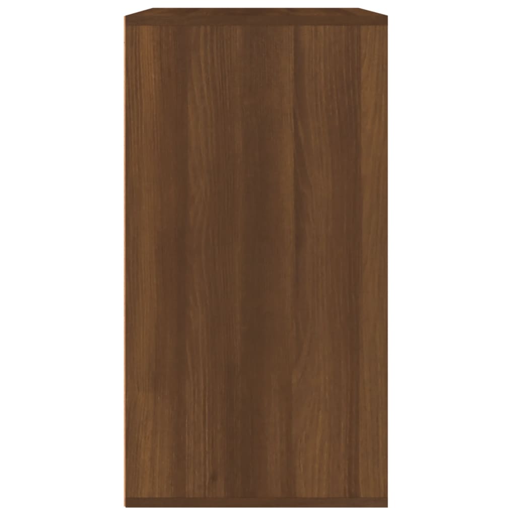 Armadietto per Cosmetici Rovere Marrone 80x40x75 cm in Legno