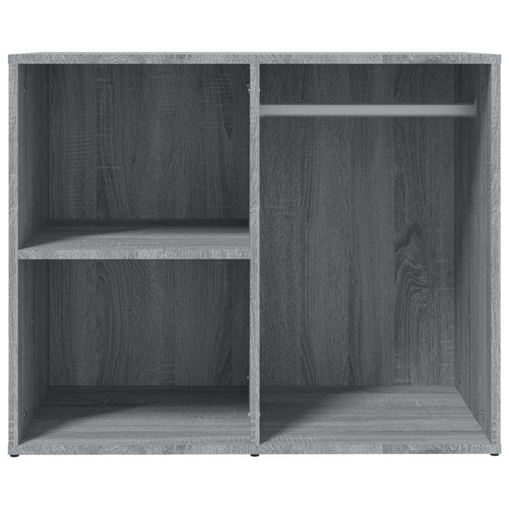 Armadietto Cosmetici Grigio Sonoma 80x40x65cm Legno Multistrato