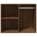 Armadietto Cosmetici Rovere Marrone 80x40x65 cm in Legno