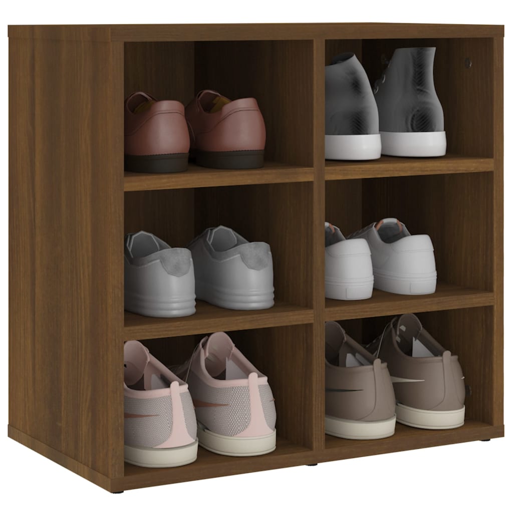 Scarpiera Rovere Marrone 52,5x30x50 cm