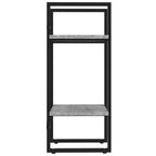 Libreria a 2 Ripiani Grigio Sonoma 40x30x70cm Legno Multistrato