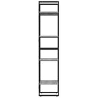 Libreria 4 Ripiani Grigio Sonoma 40x30x140 cm Legno Multistrato