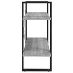 Libreria a 2 Ripiani Grigio Sonoma 80x30x70cm Legno Multistrato