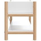 Mobile Porta TV Bianco 82x38x45 cm in Legno Multistrato