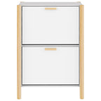 Scarpiera Bianca 57,5x33x80 cm in Legno Multistrato