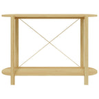Tavolino Consolle 110x38x75 cm in Legno Multistrato