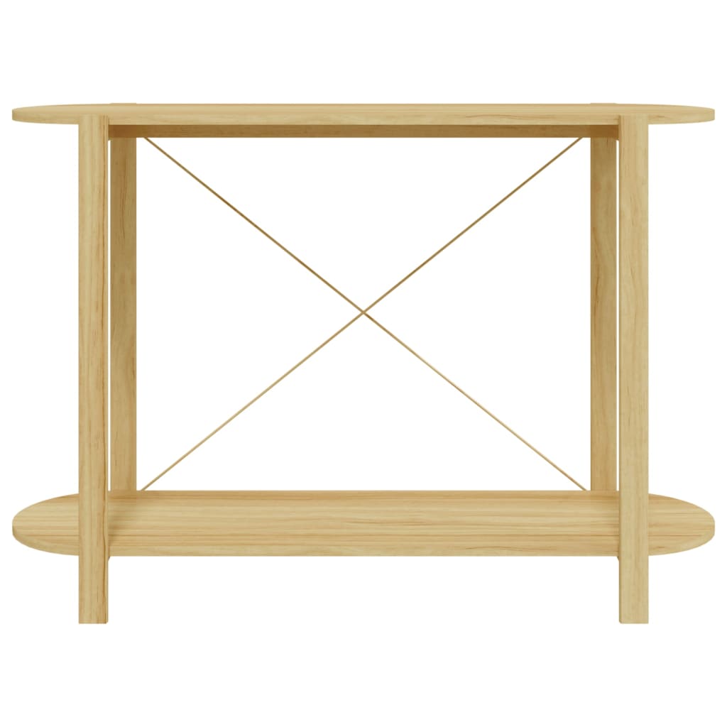 Tavolino Consolle 110x38x75 cm in Legno Multistrato