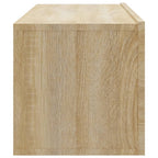 Mobili Porta TV a Parete 4 pz Rovere Sonoma 100x30x30 cm