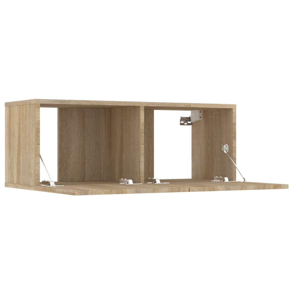 Set di Mobili Porta TV 6 pz Rovere Sonoma in Legno Multistrato
